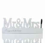 Mr and Mrs Signature Block with Pen image