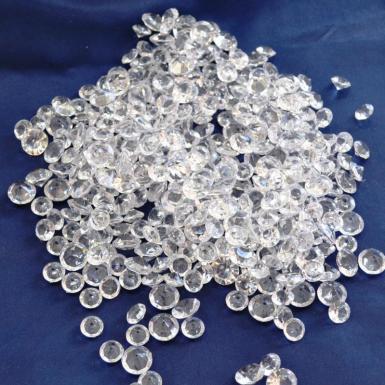 Wedding  Small Acrylic Diamond Scatters 370 pieces Image 1