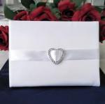 Guest Book - Heart Bling image