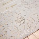 Up-Scale Exquisite Northern Star Laser Cut Wedding Invitation  ( 8.7*6.1 inch) image