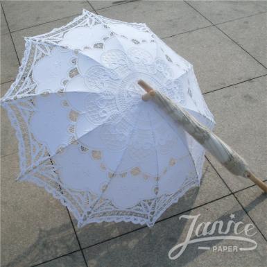 Wedding  Battenburg Lace Umbrella & Vintage Lace Parasol Image 1