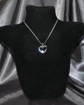 Pearl Heart Swarovski Crystal Necklace image