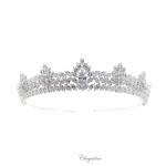 Chrysalini Crystal Bridal Crown, Wedding Tiara - TYRA image