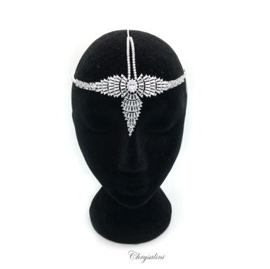 Chrysalini Bridal Headband, Wedding Vine Hairpiece with Crystals - HB0800 HB0800 Image 1