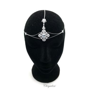 Chrysalini Bridal Headband, Wedding Vine Hairpiece with Crystals - HB0802 HB0802 Image 1