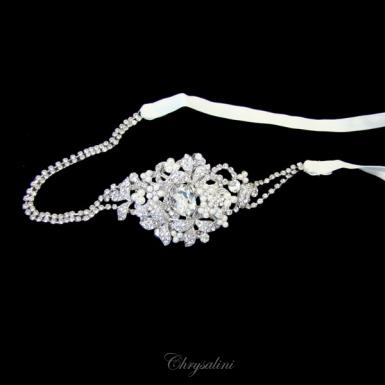 Chrysalini Bridal Headband, Wedding Vine Hairpiece with Crystals - HB20894 HB20894 Image 1