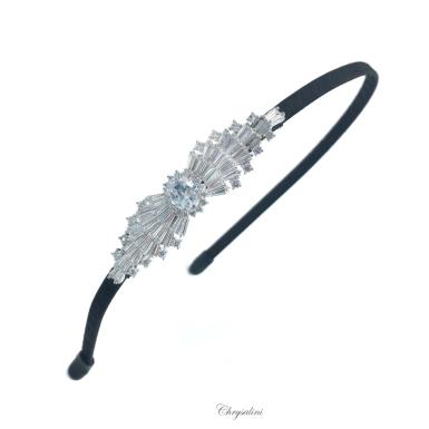 Chrysalini Bridal Headband, Wedding Vine Hairpiece with Crystals - HB3001 HB3001 | FLOWER GIRLS-LIMITED STOCK Image 1