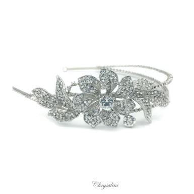 Chrysalini Bridal Headband, Wedding Vine Hairpiece with Crystals - T2258 T2258 Image 1