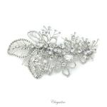 Chrysalini Designer Wedding Hairpiece, Deluxe Bridal Fascinator - R67548 image