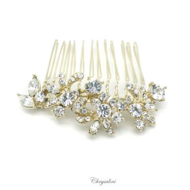 Chrysalini Crystal Bridal Crown, Wedding Comb Hairpiece - C0004 C0004-PK2 Image 1