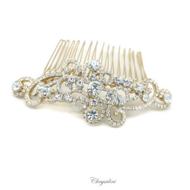 Chrysalini Crystal Bridal Crown, Wedding Comb Hairpiece - C5262 C5262 Image 1