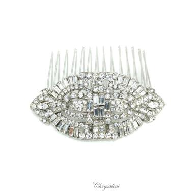 Chrysalini Crystal Bridal Crown, Wedding Comb Hairpiece - C6171 C6171 | LIMITED STOCK Image 1