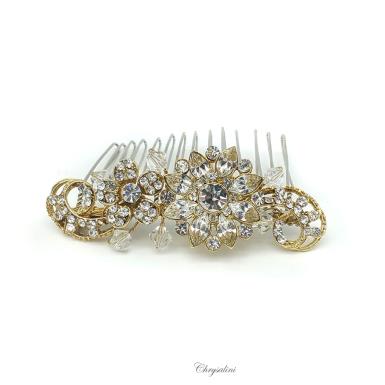 Chrysalini Crystal Bridal Crown, Wedding Comb Hairpiece - R62539 R62539 Image 1
