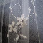 Deluxe Chrysalini Cage Veil, Bridal Hairpiece - VE1770 image