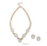 Bridal Jewellery, Chrysalini Wedding Necklaces with Crystals - BN4092 image