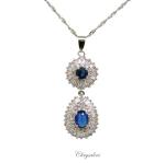 Bridal Jewellery, Chrysalini Wedding Necklaces with Crystals - CN021 image