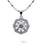 Bridal Jewellery, Chrysalini Wedding Necklaces with Crystals - CN029 image