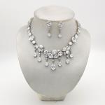 Bridal Jewellery, Chrysalini Wedding Necklaces with Crystals - CN700SET image