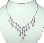 Bridal Jewellery, Chrysalini Wedding Necklaces with Crystals - ON0217 image