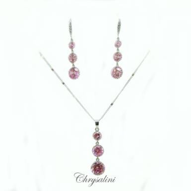 Bridal Jewellery, Chrysalini Wedding Necklaces with Crystals - XPN017 XPN017 (NL ONLY) Image 1