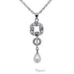 Bridal Jewellery, Chrysalini Wedding Necklaces with Pearls - CN016 image