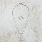 Bridal Jewellery, Chrysalini Wedding Necklace and Earring Set - ON0089 image