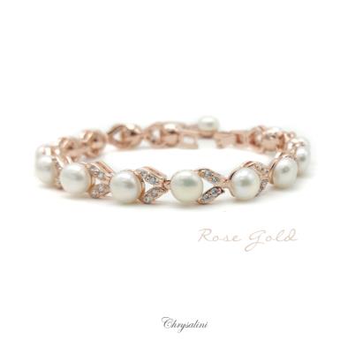 Bridal Jewellery, Chrysalini Wedding Bracelets with Crystals - CB5242 CB5242 Image 1