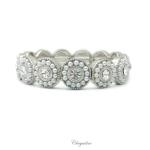 Bridal Jewellery, Chrysalini Wedding Bracelets with Crystals - CB9868 image