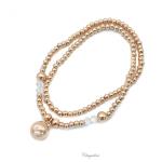 Bridal Jewellery, Chrysalini Wedding Bracelets - Gold - DB1451 image