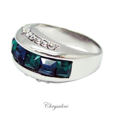 Bridal Jewellery, Chrysalini Bridesmaid Ring - AR2703GR/BLUE AR2703GR/BLUE Image 1