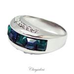 Bridal Jewellery, Chrysalini Bridesmaid Ring - AR2703GR/BLUE image