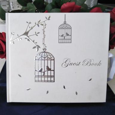 Wedding  Love Birds Guest Book - Wedding or Engagement Image 1