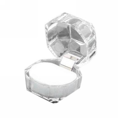 Wedding  Clear Acrylic Ring Box Image 1