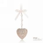 Rose Gold Metal Heart Charm image