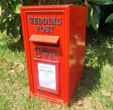 Wedding  Red Royal Mail Post Box - Hire Image 1