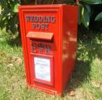 Red Royal Mail Post Box - Hire image
