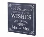 Leave Wishes Canvas Sign - Rustic image