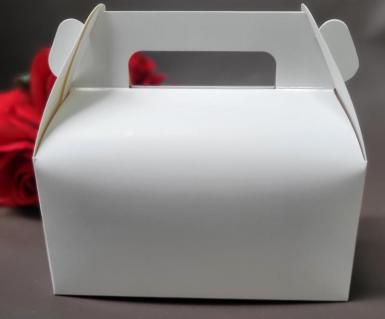 Wedding  Personalised Cake box - White or Kraft Large 10 pack Image 1