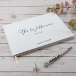 Personalised wedding guest book - Design 2 image