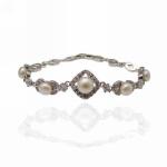 Vintage Inspired Fresh Water Pearl Bracelet image
