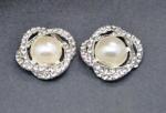 Pearl and Diamante Buckles x 2 image