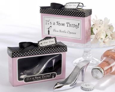 Wedding  Its a Shoe Thing - Chrome Bottle Opener Favours Image 1