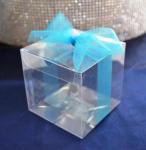 7.5cm Clear Favour Gift Boxes x 10 image