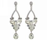 Crystal and Rhinestone Chandelier Drop Earrings image
