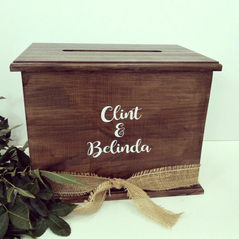 Rustic Wooden Wishing Well With Personalised Decal 646117737004 Ebay