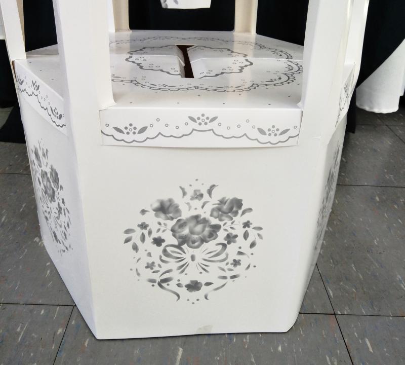 Wedding Wishing Well Flat Pack Cardboard Card Box Cheap